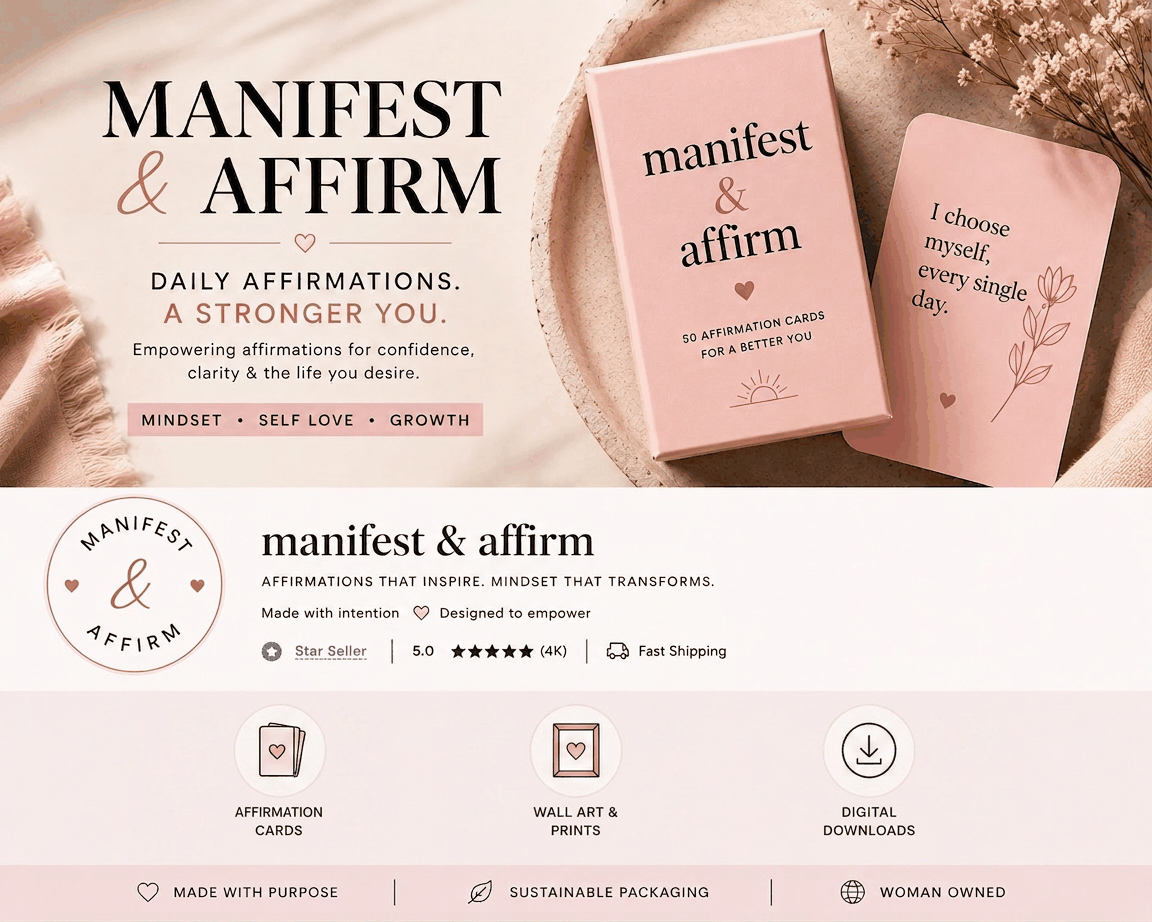 Manifest & Affirm — daily affirmations for a stronger you